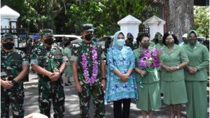 Danrem 131/Santiago Dampingi Pangdam XIII/Merdeka Kunker di Bolmong, Ingatkan Soal Prokes dan Disiplin