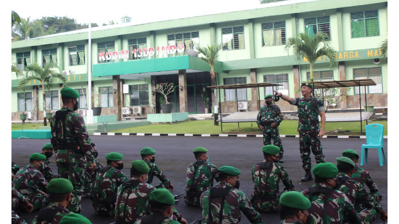 Dandim 1309/Manado Tegaskan Anggotanya Harus Disiplin dan Jaga Nama Baik Satuan