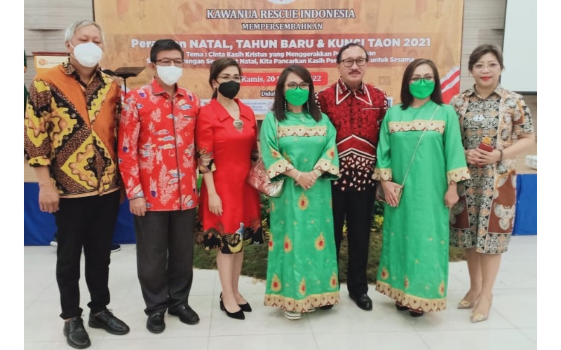 Sederhana Tapi Meriah, Kawanua Rescue Indonesia Pancarkan Kasih Persaudaraan Untuk Sesama