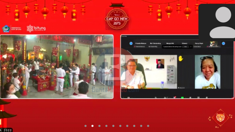 Ikut Nonton Cap Go Meh Virtual, Warga Bayuwangi Puji Perkembangan Bitung
