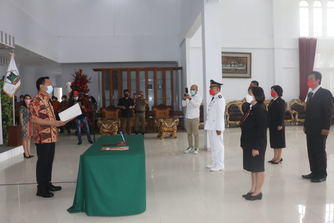 Caroll Senduk Lakukan Penyegaran di Jajaran Eselon III, Ini Nama-nama yang Dirolling