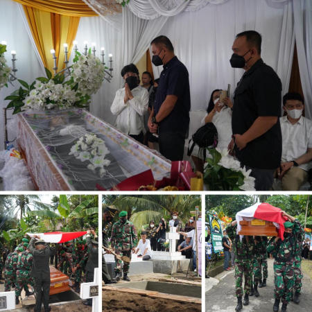 Pangdam Denny Tuejeh Turut Berduka Atas Kepergian Letkol CAJ Noldhi Patalo