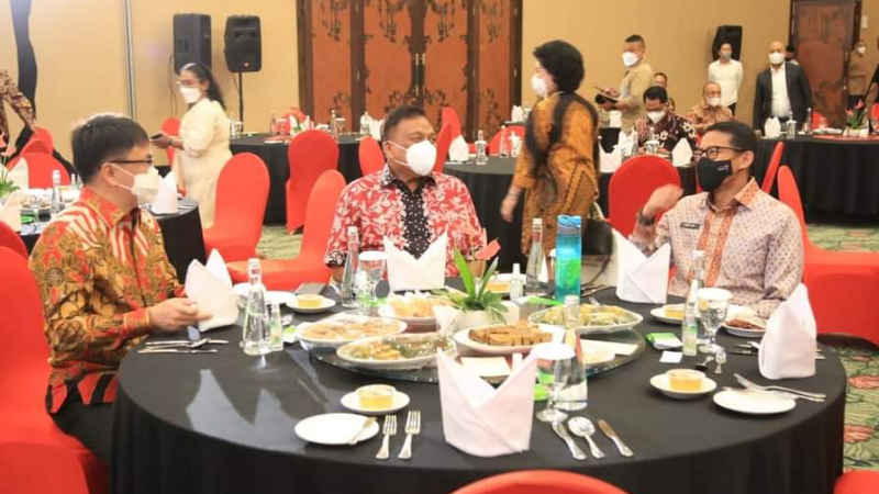 Berita Foto: Andrei Angouw Hadiri Forum Investasi Pariwisata dan Ekonomi Kreatif Sulut