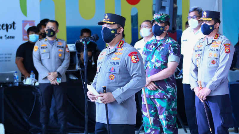 Omicron Melebihi Delta, Kapolri Ingatkan Pentingnya Vaksin