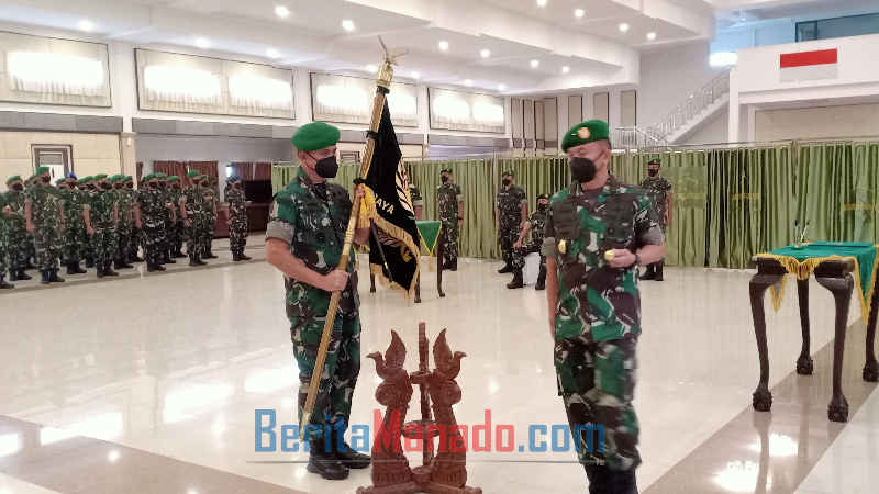 Dua Jabatan Perwira Tinggi Kodam XIII/Merdeka Dirotasi