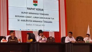 Ini Pesan James Sumendap kepada Lurah dan Hukum Tua di Mitra