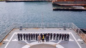 Dukung Industri Perkapalan Indonesia, Menko Airlangga Hartarto Tinjau Produksi KRI Teluk Palu