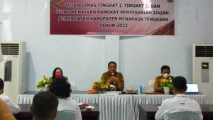 David Lalandos: Ujian Kenaikan Pangkat Dorongan bagi ASN Mitra Tingkatkan Prestasi