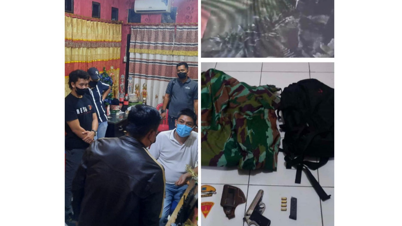 Buang Tembakan di Ruangan Publik, Pria Mengaku Anggota TNI Ini Ditangkap