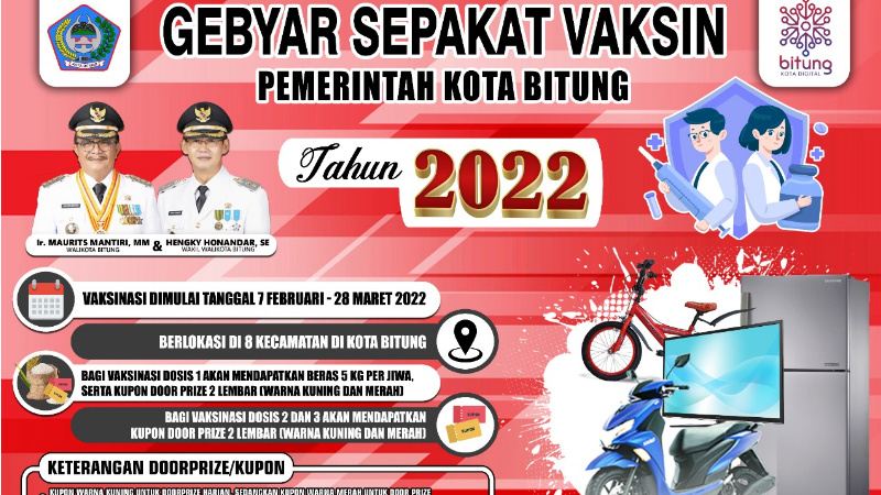 Ada Hadiah Motor di Gebyar Sepakat Vaksin Maurits Mantiri - Hengky Honandar