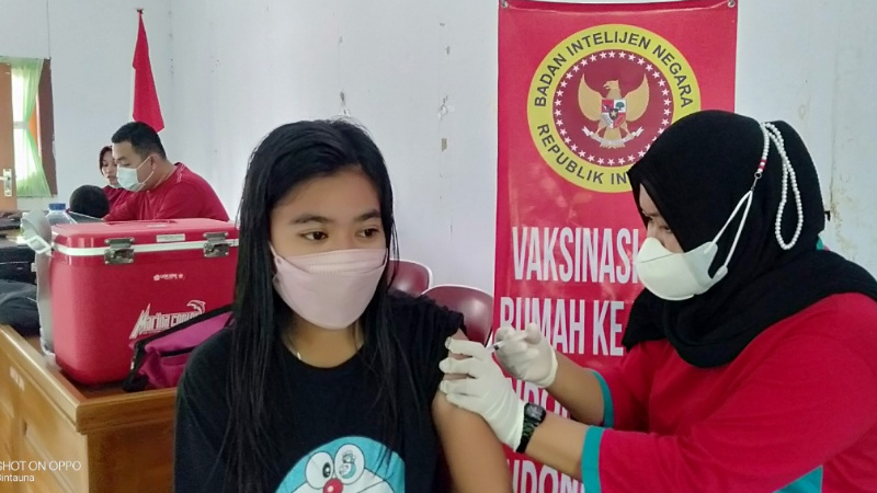 Vaksinasi BIN Sampai ke Wilayah Terluar Sulut