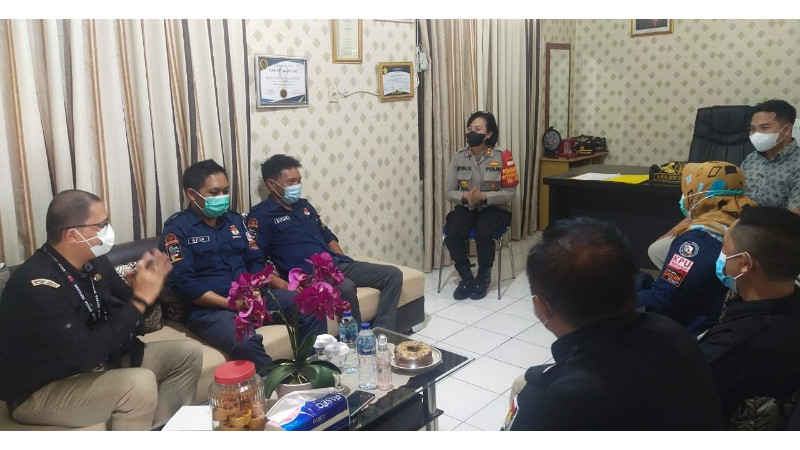 KPUD Bolmong Gelar Tatap Muka Dengan Kapolres dan Jajaran