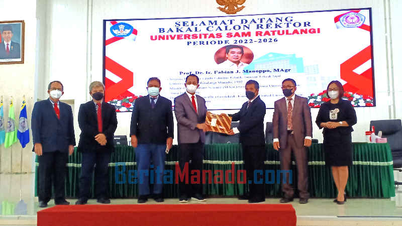 Berbekal Pengalaman, Prof Fabian Manoppo Maju Sebagai Bakal Calon Rektor Unsrat 2022-2026