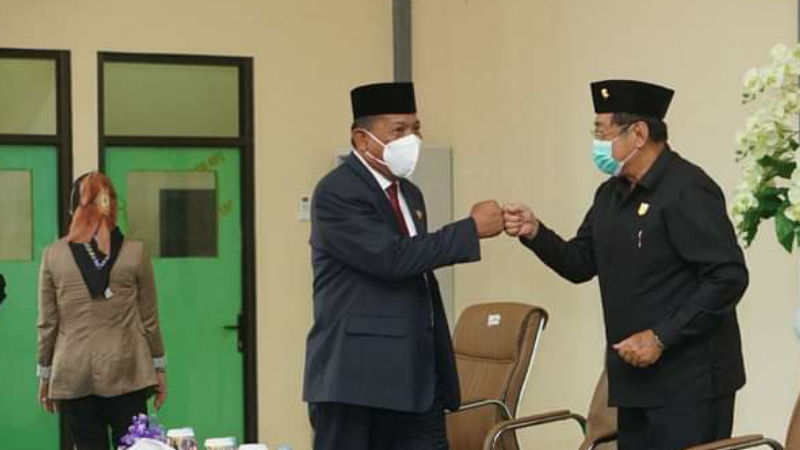 DPRD Bolmut Hadiri Pelantikan Sekda Definitif