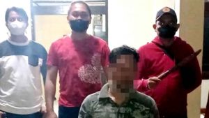 Pelaku Pengancaman dengan Sajam di Talete Satu Diamankan Polres Tomohon