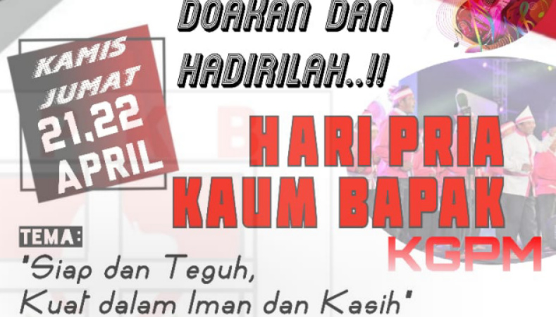 Stefen Supit: Hari Pria Kaum Bapak KGPM Momentum Wujudkan Persatuan