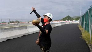 Begini Honor Rara Menjadi Pawang Hujan di Sirkuit Mandalika