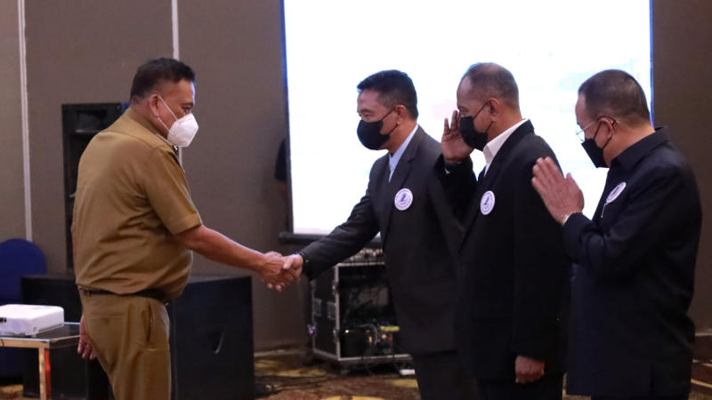 Gubernur Olly Dondokambey Hadiri Pengukuhan Pengurus FASI Sulut Periode 2021-2025