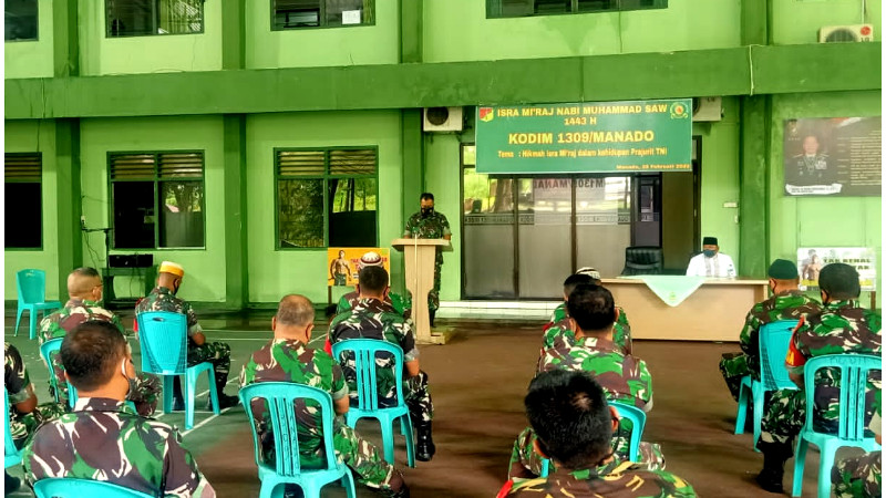 Kodim 1309/Manado Tingkatkan Iman dan Taqwa, Wujud Teladani Nabi Muhammad SAW