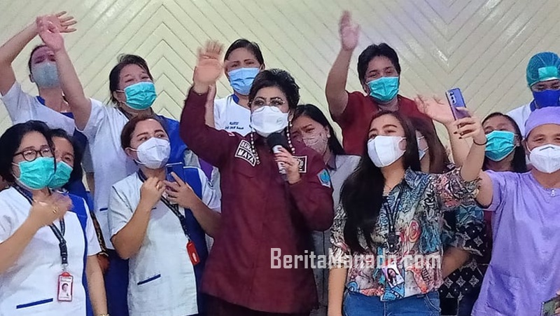 Karyawan RSU GMIM Bethesda Curhat ke Senantor Maya Rumantir Soal Rekening Diblokir Yayasan Medika