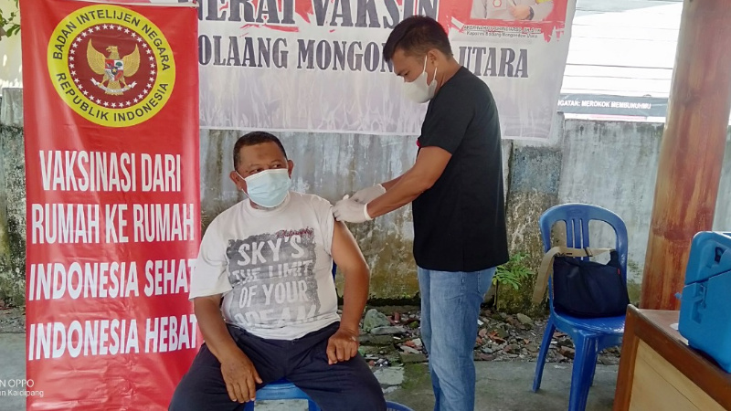 Giliran Karang Taruna Digandeng BIN Sulut Gelar Vaksinasi COVID-19