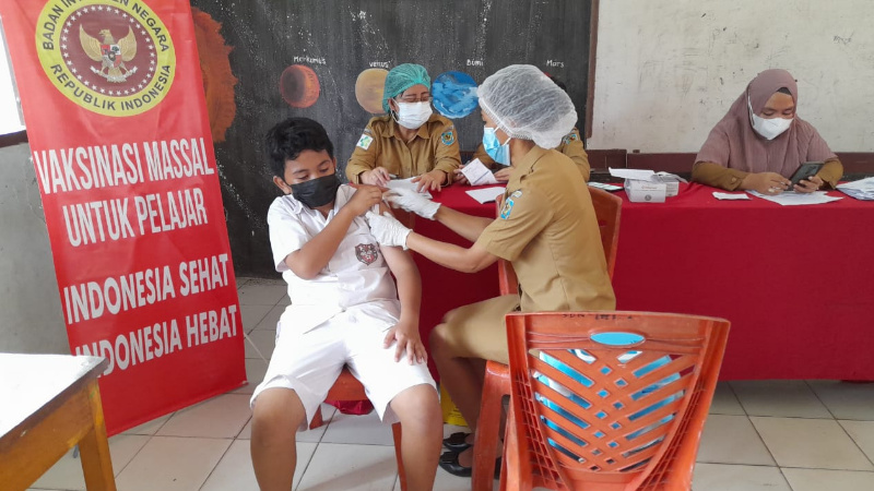 Dukung Pemulihan Ekonomi, BIN Sulut Bersama Dinkes Pacu Vaksinasi