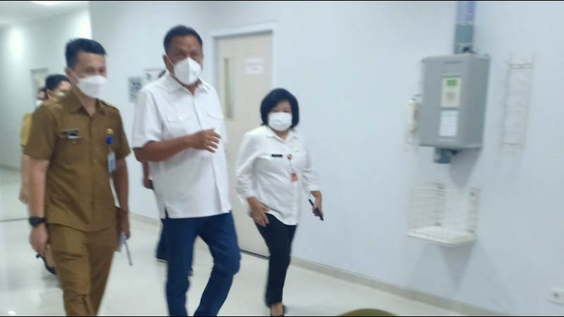 Olly Dondokambey Cek Kesiapan RSUD ODSK, Enrico Rawung: Kami Siap Melayani