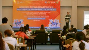 Pelaku Ekonomi Kreatif di Bitung Dilatih Kemenparekraf dengan Digital Marketing
