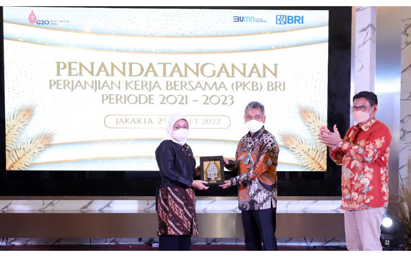 Menaker Apresiasi BRI Ciptakan Value Berkelanjutan Melalui PKB dengan Serikat Pekerja Nasional