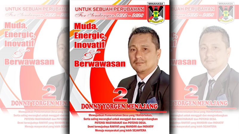 Donny Menajang Punya Harapan Ini Untuk Desa Sendangan    
