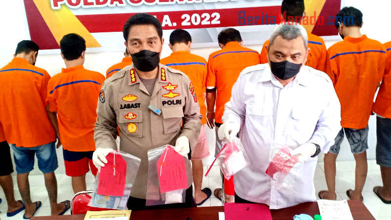 Ini 11 Kasus Narkoba Diungkap Polda Sulut Selama Maret 2022