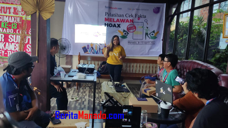 BeritaManado.com Gandeng Google News Initiative dan AJI Indonesia, Gelar Pelatihan Cek Fakta