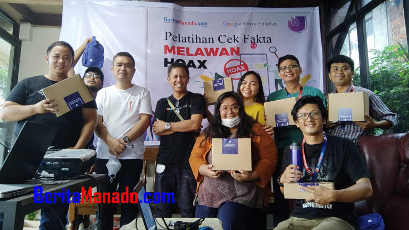 BeritaManado.com Gandeng Google News Initiative dan AJI Indonesia, Gelar Pelatihan Cek Fakta