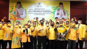 Begini Pesan Airlangga Hartarto untuk Golkar Sumbar di Pemilu 2024