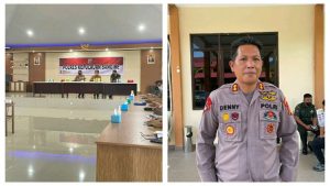 Kapolres Denny Tompunuh Tegaskan Syarat Mudik ke Sangihe Wajib Vaksin Booster
