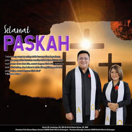 Pesan Paskah 2022: Joune Ganda - Kevin Lotulung Ajak Umat Kristen Jadi Kesaksian Bagi Dunia