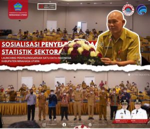 Pemkab Minut Launching Penyelenggaraan Satu Data Indonesia
