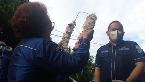 Yel-yel “E2L Gubernur Sulut” Menggema di Pelantikan Pengurus Kecamatan Demokrat Bitung