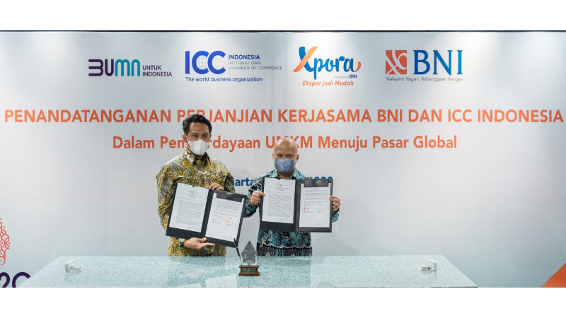 BNI Xpora Gandeng ICC Indonesia, Dorong UMKM Go Global