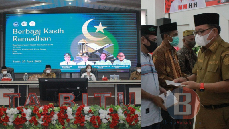 Menyejukkan, Ini Pesan Maurits Mantiri - Hengky Honandar Saat Berbagi Kasih dengan Imam Masjid