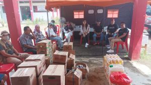 Marty Ole Pimpin Legislator Mitra Bantu Korban Bencana Belang dan Ratatotok