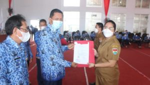 53 CPNS Mitra Terima SK, Jesaja Legi: Tunjukkan Dedikasi, Loyalitas, dan Kinerja
