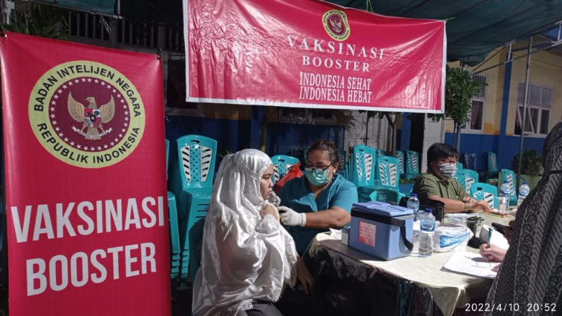 Jamaah Al Mu’minun Amurang Serbu Gerai Vaksinasi BIN Sulut dan Dinkes Minsel