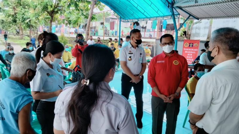 Warga Binaan Pemasyarakatan Jadi Sasaran Vaksinasi BIN Sulut