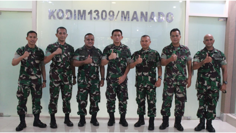 Tim Pengawasan Sarpraslat Bidang Operasi TNI AD Kunjungi Kodim 1309/Manado