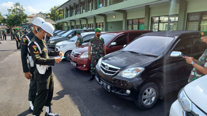 Korem 131/Santiago Mendadak Periksa Kendaraan Dinas dan Pribadi, Ada Apa?