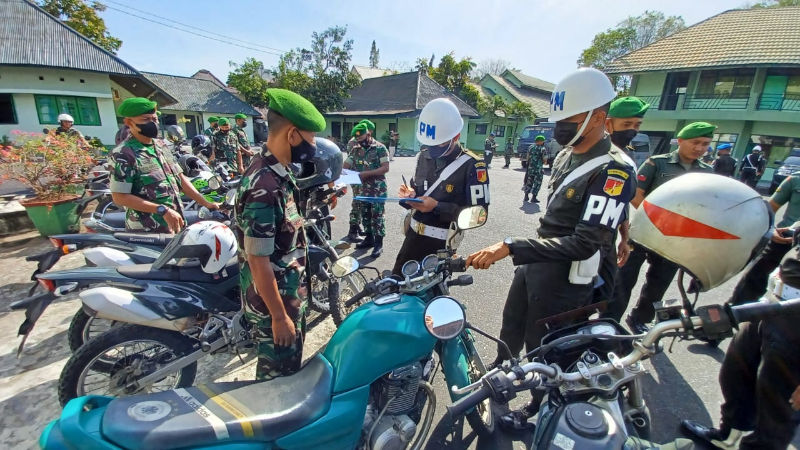 Korem 131/Santiago Mendadak Periksa Kendaraan Dinas dan Pribadi, Ada Apa?