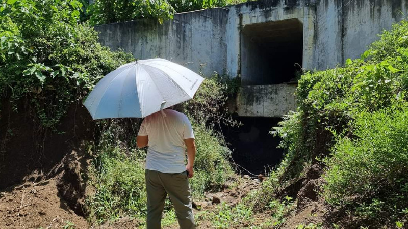 Akibat Hujan, Jalan Tol di Madidir Unet Terancam Ambruk