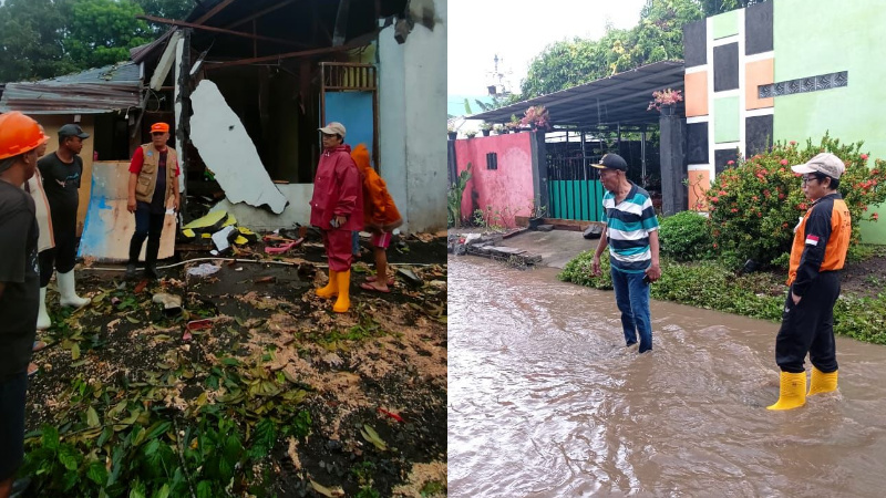 BPBD Catat 20 Kelurahan di Bitung Terdampak Bencana Akibat Hujan Lebat