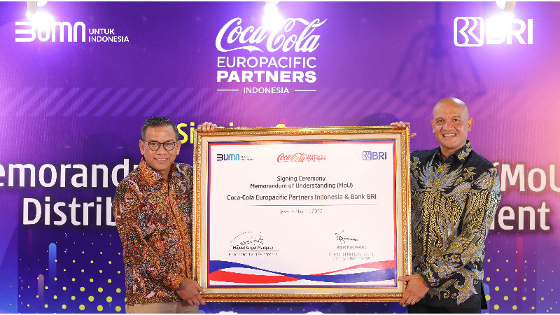 Coca Cola Europacific Partners Indonesia Resmi Mulai Gunakan Corporate Billing Management BRI